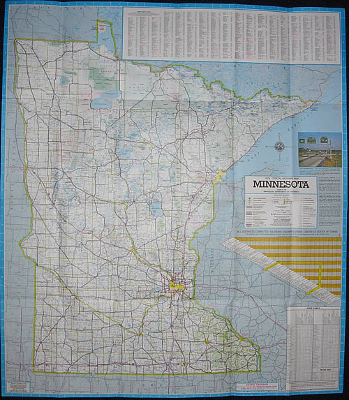 1974 Official Highway Map, Minnesota